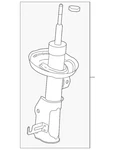 Genuine Gm Front Passenger Side Suspension Strut Assembly 23390196 New. Price: $309.09.