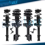 Front Rear Struts W/ Coil Springs Sway Ends Kit For 2004-2007 Subaru Impreza New. Price: $354.58.
