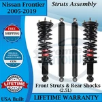 Monroe Oem Struts & Rear Shocks For 2005-2019 Nissan Frontier 9YR Warranty New. Price: $314.69.