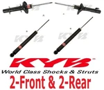 Set Of 4 Kyb Excel-g Shocks/struts 2-FRONT & 2-REAR For Vw Beetle Golf Jetta New. Price: $297.97.