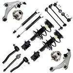 For 2009-2014 Nissan Maxima Front Struts & Spring Assembly Control Arm Kit 16PCS New. Price: $368.31.