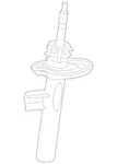 Genuine Mercedes-benz Shock-absorber Strut 118-323-04-00 New. Price: $261.13.
