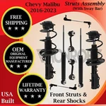 Monroe Oem Front Struts & Rear Shocks W/ Sway Bar For 2016-2023 Chevy Malibu New. Price: $466.76.
