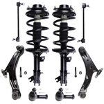 For 01-06 Hyundai Santa Fe Front Struts Lower Control Arm Sway Bar Outer Tie Rod New. Price: $237.89.