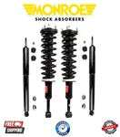 Complete Monroe Front Strut Coil Springs & Rear Shock Kit For Tundra 07-21 New. Price: $353.44.
