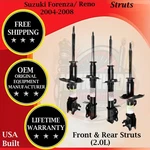 Monroe Oem Front & Rear Struts 2004-2008 Suzuki Forenza Reno 9 Yr Warranty New. Price: $423.96.
