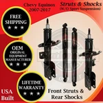 Monroe Oem Front Strut & Rear Shock For 2007-2017 Chevy Equinox Lifetime Warran. New. Price: $339.46.