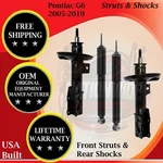 Monroe Oem Front Struts & Rear Shocks For 2005-2010 Pontiac G6 9 Yr Warranty New. Price: $240.98.