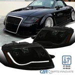 Fit 99-06 Audi Tt Led Drl Black Projector Headlights Smoke Lamps Left+right New. Price: $269.95.