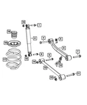 Genuine Mopar Suspension Shock Absorber Kit 68638595AA New. Price: $95.29.