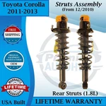 Kyb Genuine Oem Rear Struts For 2011-2013 Toyota Corolla 1.8L Lifetime Warranty New. Price: $375.00.