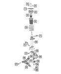 Genuine Mopar Front Suspension Strut 68268185AB New. Price: $374.60.