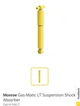Gas Matic Monroe 59417 Shock Absorbers Rear For Select Chevy Buick Gmc New. Price: $60.00.