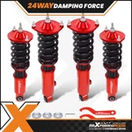 Coilovers 24 Way Damper Adjustable Lowering Kit Fit Mazda Miata MX5 1990-2005 New. Price: $238.00.