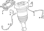 Genuine Bmw Strut Assembly 37-10-5-A49-DD4 New. Price: $1581.75.