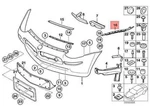 Bmw Alpina Z8 V8 E52 Mount Lateral Bumper Front Left 51118242269 New. Price: $63.77.