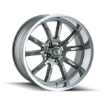 18X9.5 Ridler 650 Grey/polished Lip Wheel 5X4.5 (0MM) New. Price: $316.99.
