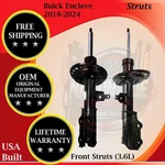 Gm Genuine Oem Front Struts For 2018-2024 Buick Enclave 3.6L Lifetime Warranty New. Price: $333.03.