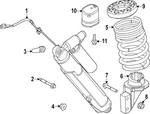 Genuine Ford Shock Absorber Assembly ML3Z-18125-BH New. Price: $880.62.