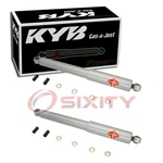 2 Kyb Gas-a-just Rear Shock Absorbers For 1966-1968 Jeep CJ6A Spring Vu New. Price: $150.79.