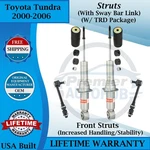 Kyb Oem Front Struts W/sway Bar Links For 2000-2006 Toyota Tundra Trd Package New. Price: $275.24.