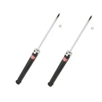 For Audi A4 Quattro 09-13 Pair Set Of 2 Rear Shock Absorbers Kyb Excel-g 349133 New. Price: $197.96.