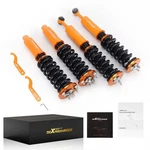 Maxpeedingrods Coilover 24 Click Damper Shocks Kit For Honda Accord 98-02 New. Price: $263.00.
