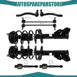 Front Struts Spring Sway Bar Links Tie Rods For 2013 2014 2015 Honda Civic No Si New. Price: $153.57.