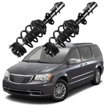 Pair Front Quick Complete Strut-coil Spring For Dodge Grand Caravan 2008-2020 New. Price: $128.83.
