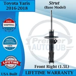 Kyb Oem Front Right Strut For 2016-2018 Toyota Yaris 1.5L Base Lifetime Warranty New. Price: $161.77.