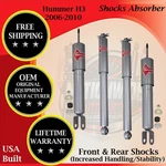Kyb Oem Front & Rear Shocks For 2006-2010 Hummer H3 Lifetime Warranty New. Price: $395.96.