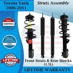Monroe Oem Front Strut & Rear Shock For 2006-2011 Toyota Yaris Lifetime Warranty New. Price: $399.85.