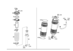 Genuine Mercedes-benz Strut 231-320-95-13 New. Price: $1821.56.