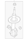 Genuine Nissan Suspension Strut E4302-6MA1A New. Price: $217.88.