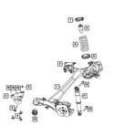 Genuine Mopar Suspension Shock Absorber 68109923AH New. Price: $100.13.