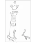 Genuine Mercedes-benz Shock 167-320-61-04 New. Price: $955.99.