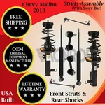 Monroe Oem Front Strut & Rear Shock W/ Sway Bar For 2013 Chevy Malibu Lifetime New. Price: $537.42.