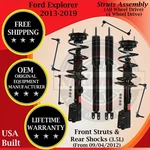 Monroe Oem Front Struts & Rear Shocks W/ Sway Bar 2013-2019 Ford Explorer New. Price: $479.95.