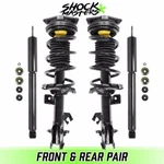 Front Complete Struts W/ Springs Rear Shocks Set For 2007-2012 Nissan Versa New. Price: $145.05.