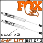 Fox Performance 2.0 Rear Shocks Pair 2007-2018 Silverado Sierra 1500 4-6" Lift New. Price: $409.95.