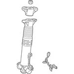 Genuine Mercedes-benz Oe Exchange Shock Absorber 167-320-23-01 New. Price: $1161.32.