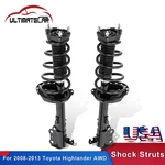 Set Rear Complete Struts W/ Coil Springs For 2008-2013 Toyota Highlander Awd New. Price: $119.79.