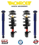 Front Complete Strut And Rear Shocks 4PCS Set Monroe For 2007-2012 Nissan Sentra New. Price: $368.89.