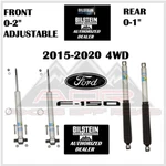 2015-2020 Ford F-150 4WD Bilstein B8 5100 Adjustable Front Shocks W/ Rear Set New. Price: $465.00.