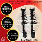 Kyb Oem Rear Struts Assembly For 2013-2018 Lexus ES350/ES300H Lifetime Warranty New. Price: $410.00.