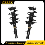 Pair Front Struts W/coil Spring For 2.4L Honda Accord 2013 2014 2015 2016 2017 New. Price: $142.93.