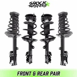 Set Front Complete Struts Rear Shocks For 2004-2007 Toyota Highlander Fwd New. Price: $254.17.