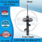 Kyb Oem Front Right Strut For 2014-2019 Toyota Highlander Lifetime Warranty New. Price: $124.95.