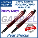 Gabriel Oem Rear Shocks With Coil For 1996-2023 Chevy Express 1500/2500/3500 Hd. New. Price: $133.99.