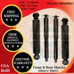 Gabriel Oem Front & Rear Shocks For 1991-1993 Gmc Syclone/typhoon Hd Lifetime W. New. Price: $210.20.